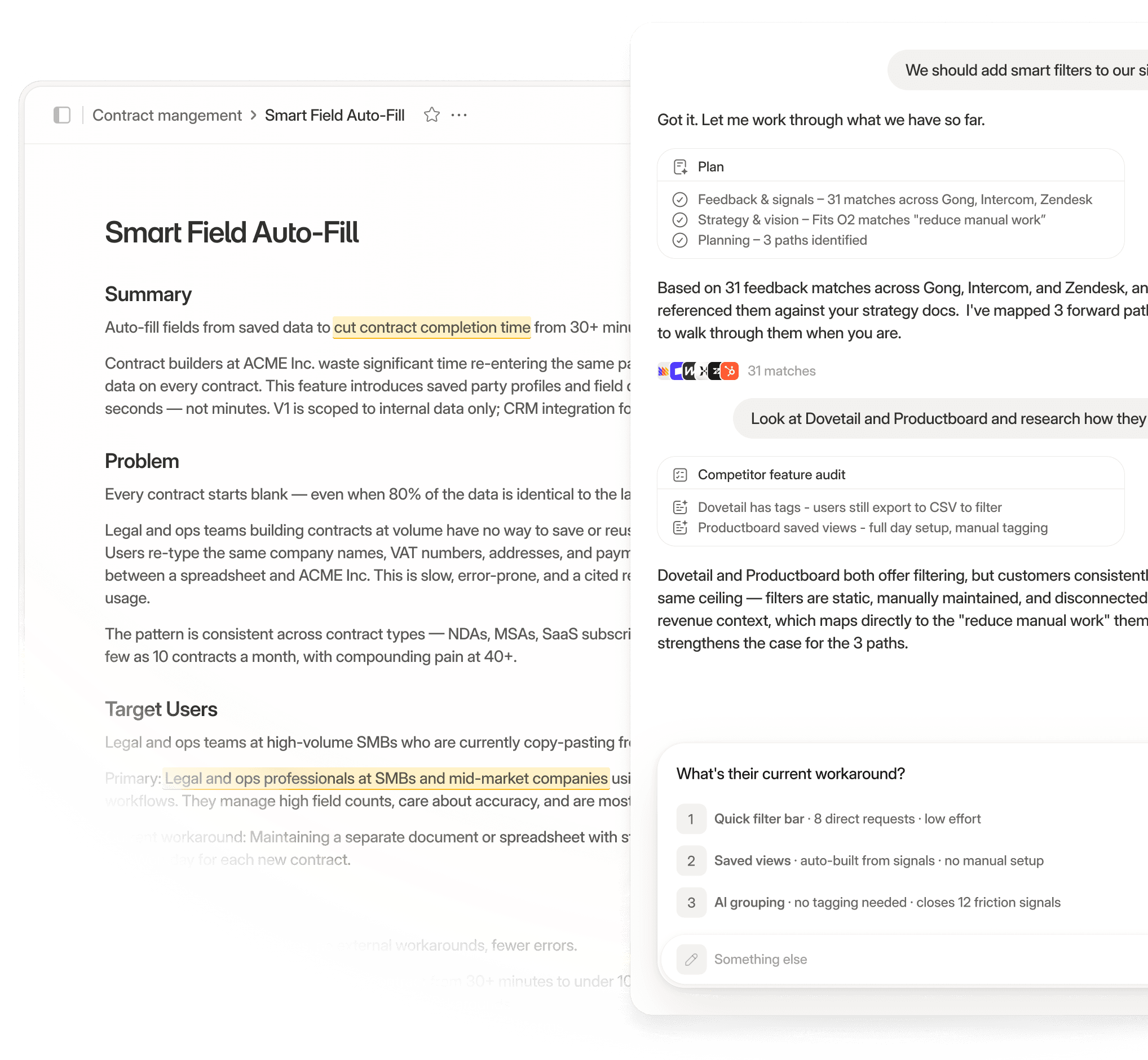 Propane customer intelligence platform — mobile view