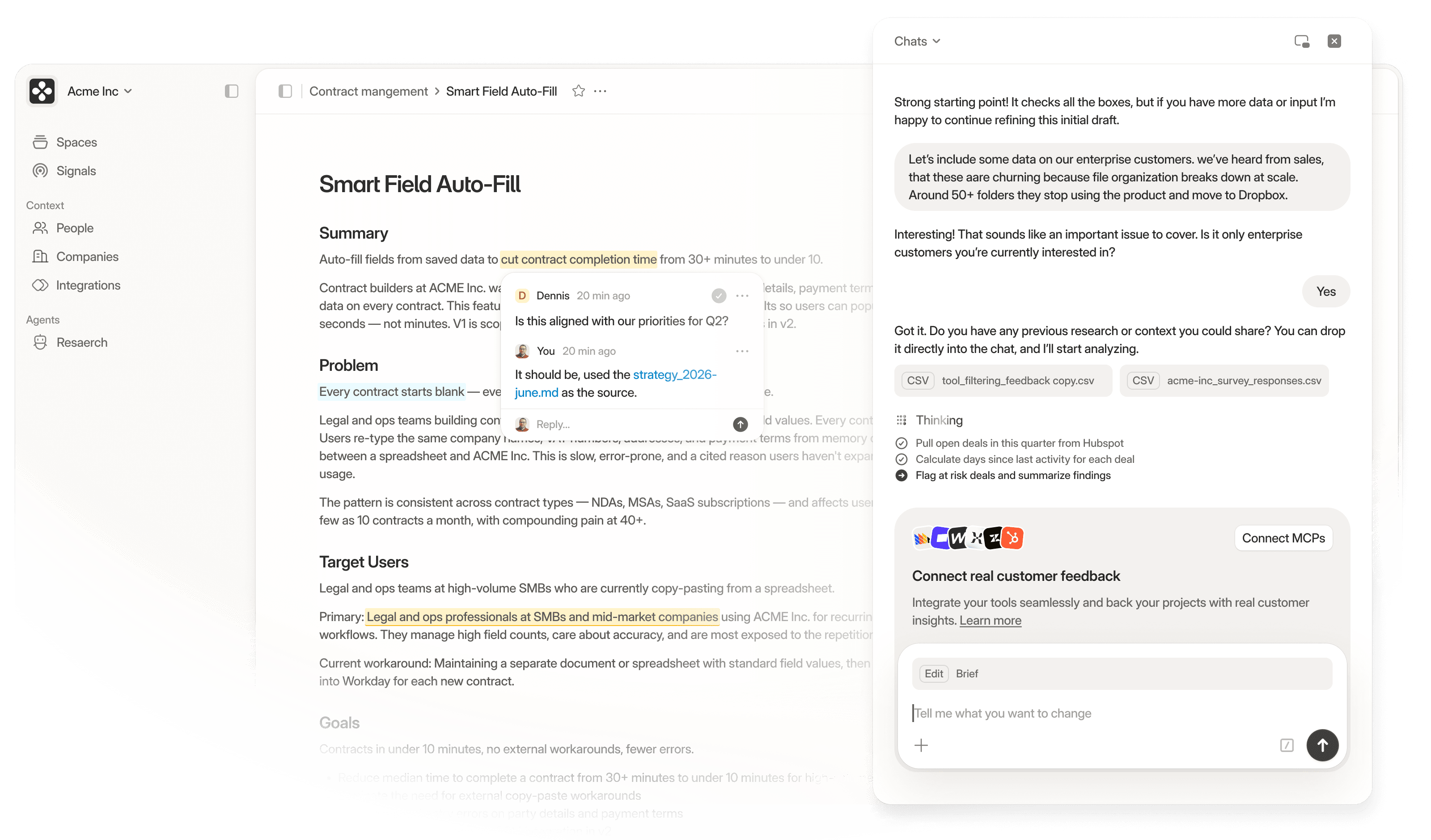 Propane customer intelligence platform — desktop dashboard